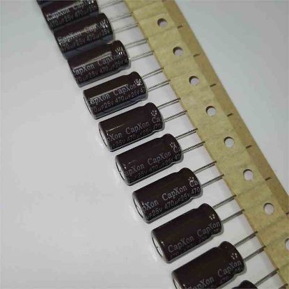 470MF 25V 10x20 105 CAPXON ELKO KONDANSATÖR resmi