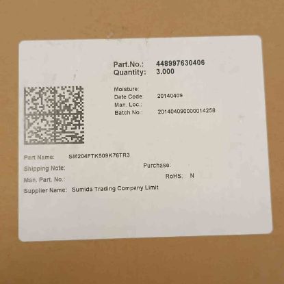  SM204FTK509K76TR3 9K76 0204 SUMIDA SMD DİRENÇ resmi