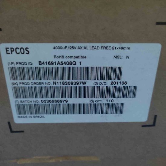 B41691A5408Q001 4000mf 25V AX. 20X49MM KONDANSATÖR resmi