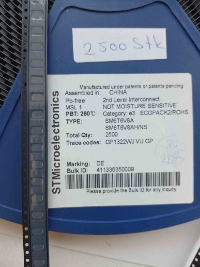 SM6T6V8A ST 11 resmi