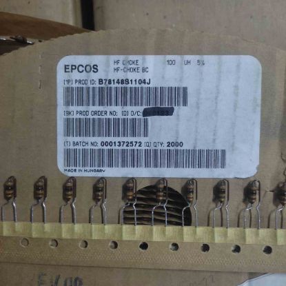 B78148S1104J  RF Choke,  100 uH, 370 mA resmi