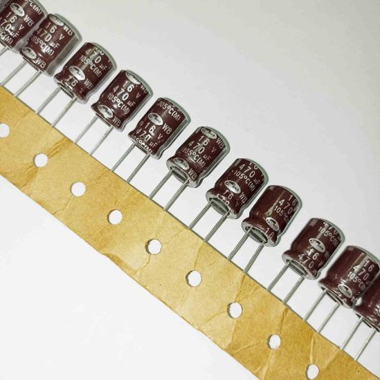 470MF 16V 10x13 105 SAMWHA ELKO KONDANSATÖR resmi