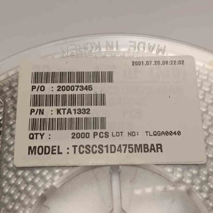 TCSCS1D475MBAR 4.7MF 20V B SAMSUNG TANTAL KONDANSATÖR resmi