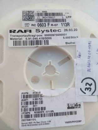 RC0360007113RL 112R 603 YAGEO DİRENÇ resmi