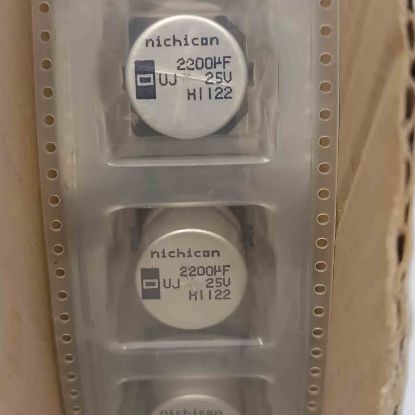 UUJ1E222MNLANAMS 2200MF 25V NICHICON SMD KONDANSATÖR resmi