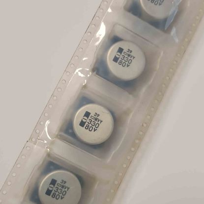 30227-309010-02 330MF 80V 18x16.5 NIPPON SMD KONDANSATÖR resmi