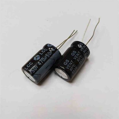GSR471M1HJ21 470MF 50V 12.5x20 85 GS ELKO KONDANSATÖR resmi
