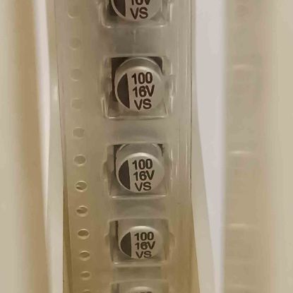 100MF 16V  8x6.2 SMD KONDANSATÖR resmi