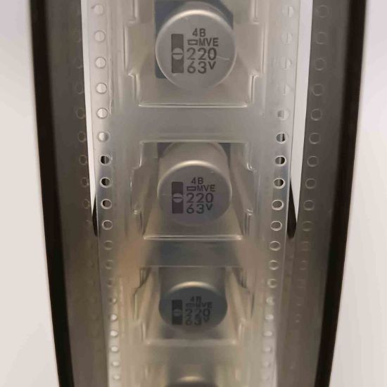 3224RMVE63VC220M 220MF 63V 12.5x13.5 NIPPON SMD KONDANSATÖR resmi