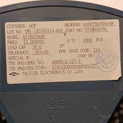 XJ1EGCNANF 12MHz SMD KRİSTALLER resmi