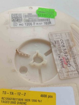 RC1206FR07182R 182R 1206 %1 YAGEO SMD DİRENÇ resmi