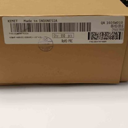 F461BS474F400A 470NF 400V 15 %1 KEMET POLYESTER KONDANSATÖR resmi