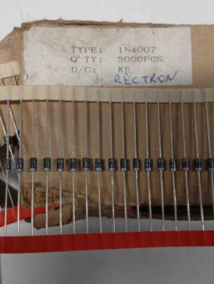 1N4007 1A 1000V RECTRON DİYOT resmi