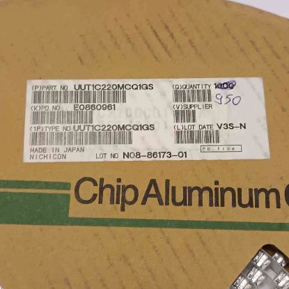 UUT1C220MCQ1GS 22MF 16V 4.5x5.5 NICHICON SMD KONDANSATÖR resmi