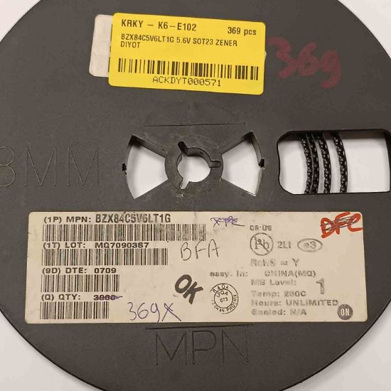 BZX84C5V6LT1G 5.6V SOT23 ZENER DİYOT resmi