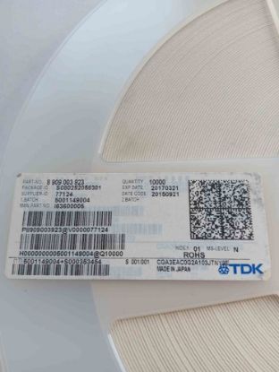 CGA3EACOG2A103JTNY9E 10NF 100V 603 TDK SMD SERAMİK KONDANSATÖR resmi