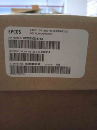 B32523Q3474J 470NF 250V 15mm POLYESTER KONDANSATÖR resmi