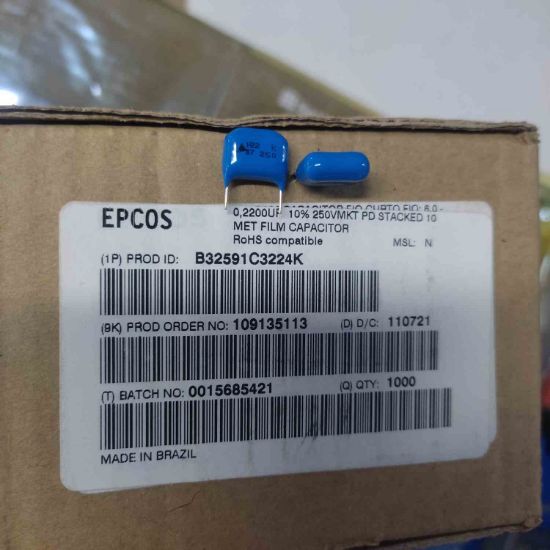 B32591C3224K 220NF 250V POLYESTER KONDANSATÖR resmi