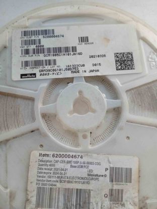 GCM1885C1H101JA16D 100PF 50V 603 MURATA SMD SERAMİK KONDANSATÖR resmi