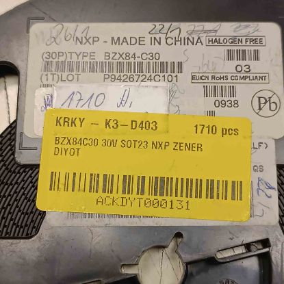 BZX84C30 30V SOT23 NXP ZENER DİYOT resmi