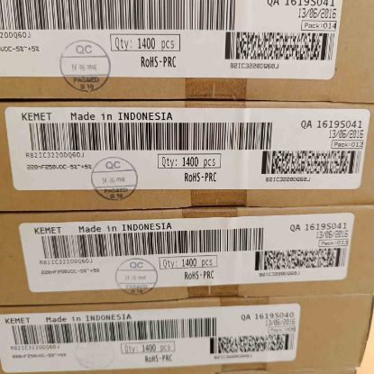 R82IC3220DQ60J 220NF 250V 5 0.05 KEMET POLYESTER KONDANSATÖR resmi