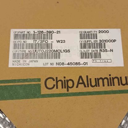 UUT0J220MCL1GS 22MF 6V NICHICON SMD KONDANSATÖR resmi