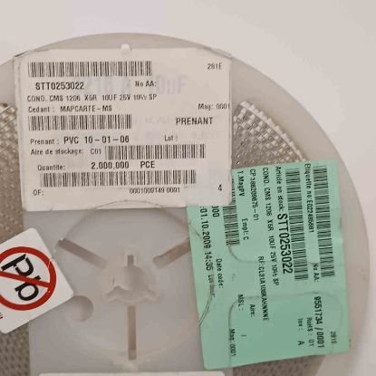 STT0253022 10MF 25V 1206 SMD SERAMİK KONDANSATÖR resmi