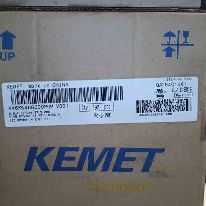 R46KW468000P0M V801 6.8MF 275VAC 37.5 KEMET POLYESTER KONDANSATÖR resmi