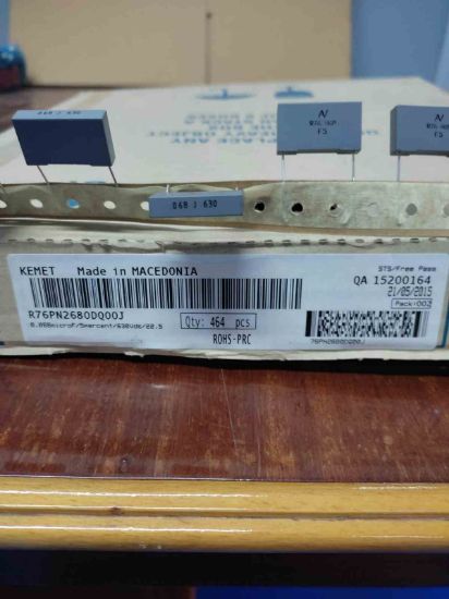 R76PN2680DQ00J 68NF 630V 22.5 0.05 KEMET POLYESTER KONDANSATÖR resmi