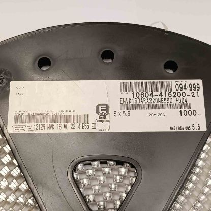 1212RMVK16VC22M 22MF 16V 5x5.5 SMD KONDANSATÖR resmi
