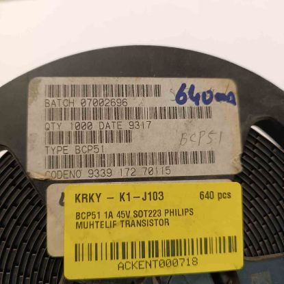 BCP51 1A 45V SOT223 PHILIPS  TRANSİSTÖR resmi