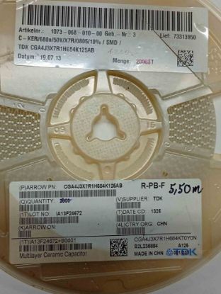 CGA4J3X7R1H684K125AB TDK resmi