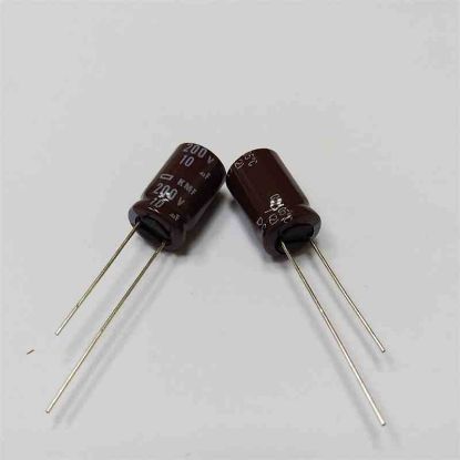 EKMF201ELL100MJ16S 10MF 200V 10x16 105 NIPPON ELKO KONDANSATÖR resmi