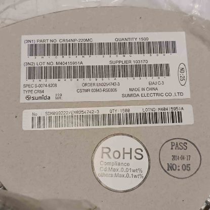 CR54NP-220MC 22uH 1.1A SMD BOBİN resmi