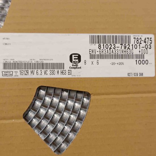 EMV6R3ADA331MH63G 330MF 6.3V 8x6 NIPPON SMD KONDANSATÖR resmi