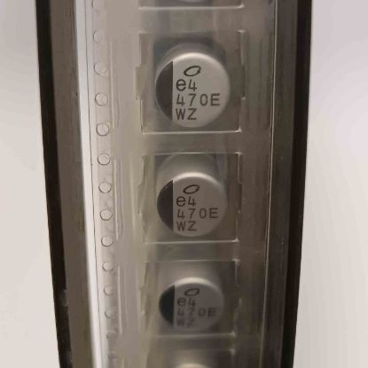 UWZ1E471MCQ1GS 470MF 25V 10x10 NICHICON SMD KONDANSATÖR resmi