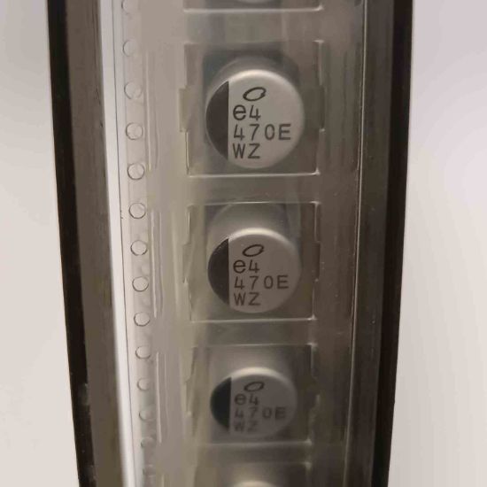 UWZ1E471MCQ1GS 470MF 25V 10x10 NICHICON SMD KONDANSATÖR resmi