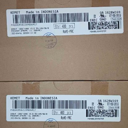 PHE840MX6220MB06R17 220NF 275VAC 15 0.2 KEMET POLYESTER KONDANSATÖR resmi