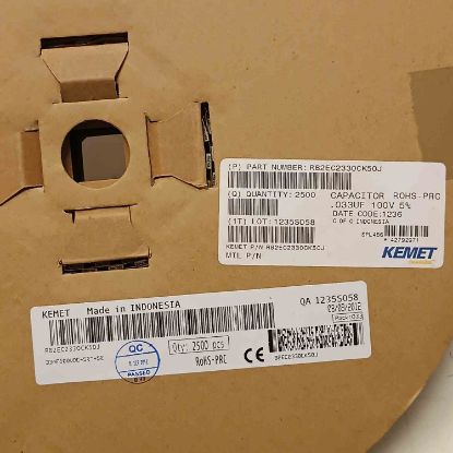 R82EC2330CK50J 33NF 100V 5mm KEMET POLYESTER KONDANSATÖR resmi