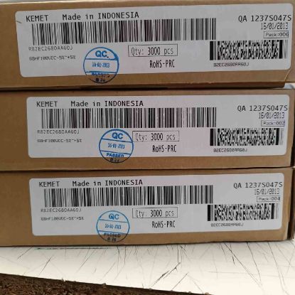 R82EC2680AA60J 68NF 100V 5mm 0.05 KEMET POLYESTER KONDANSATÖR resmi