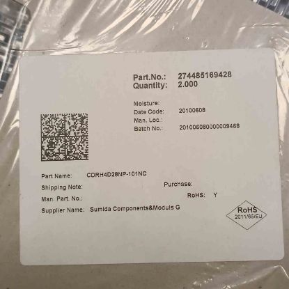 CDRH4D28NP-101NC 100uH 0.29A 5x5x3 SUMIDA SMD BOBİN resmi
