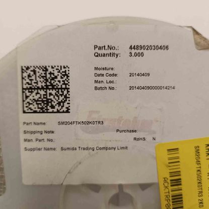 SM204FTK502K0TR3 2K0 SMD DİRENÇ resmi