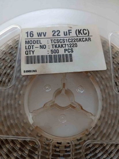 TCSCSIC226KCAR 22UF 16V 22MF 16V C SAMSUNG TANTAL KONDANSATÖR resmi