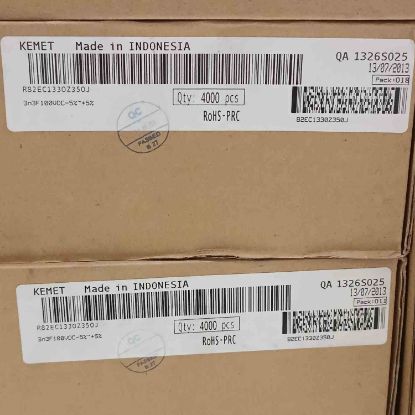 R82EC1330Z350J 3.3NF 100V 5 0.05 KEMET POLYESTER KONDANSATÖR resmi