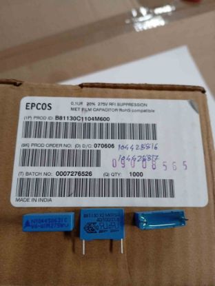 B81130C1104M600 100NF 275VAC POLYESTER KONDANSATÖR resmi