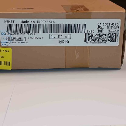 PHE840EF7220KF15R30L2 2.2MF 300VAC 27.5 0.1 KEMET POLYESTER KONDANSATÖR resmi