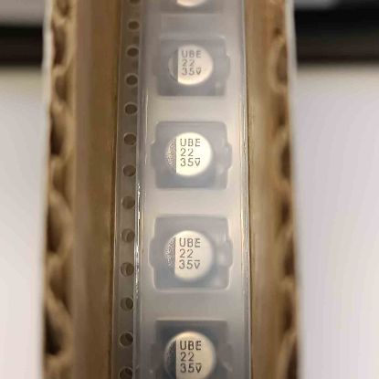 35SEV22M 22MF 35V 6.3x5.5 RUBYCON SMD KONDANSATÖR resmi