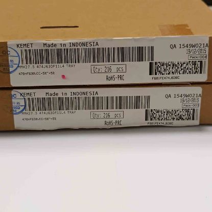 MMK27.5 474J630F11L4 TRAY 470NF 630V 27.5 0.05 KEMET POLYESTER KONDANSATÖR resmi