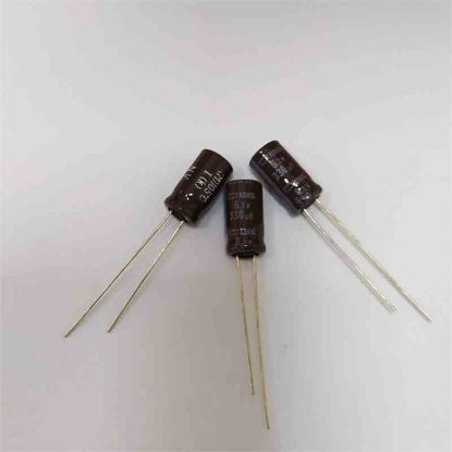 KMG6.3VB330M 330MF 6.3V 6.3x11 105 NIPPON ELKO KONDANSATÖR resmi