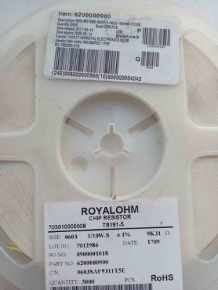 0603SAF9311T5E 9.31K 603 DİRENÇ resmi
